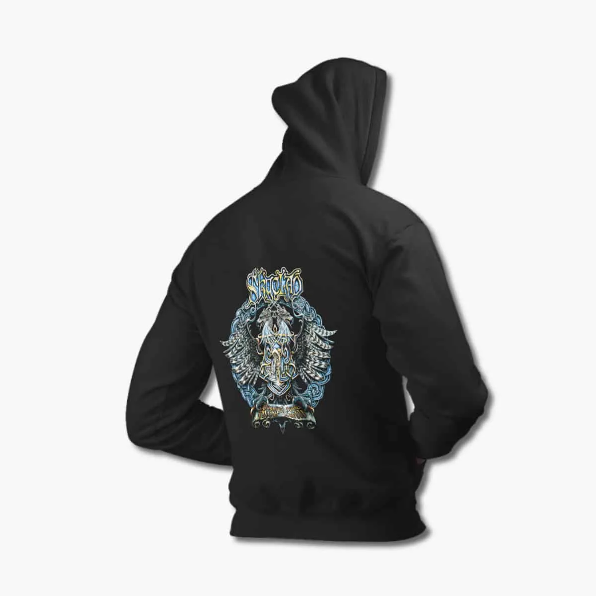 Skyclad Hoodie, Skyclad The Wayward Sons of Mother Earth Black Hoodie, Folk Metal Merchandise