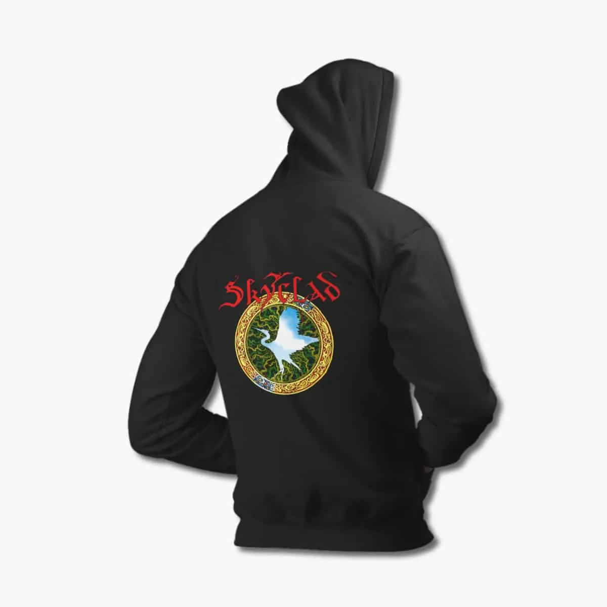 Skyclad Hoodie, Skyclad Thinking Allowed Black Hoodie, Folk Metal Merchandise