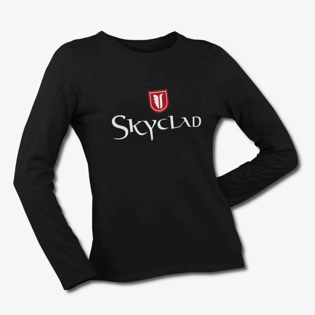 Skyclad Long Sleeve T-Shirt, Skyclad Logo Black Longsleeve T-Shirt, Folk Metal Merchandise
