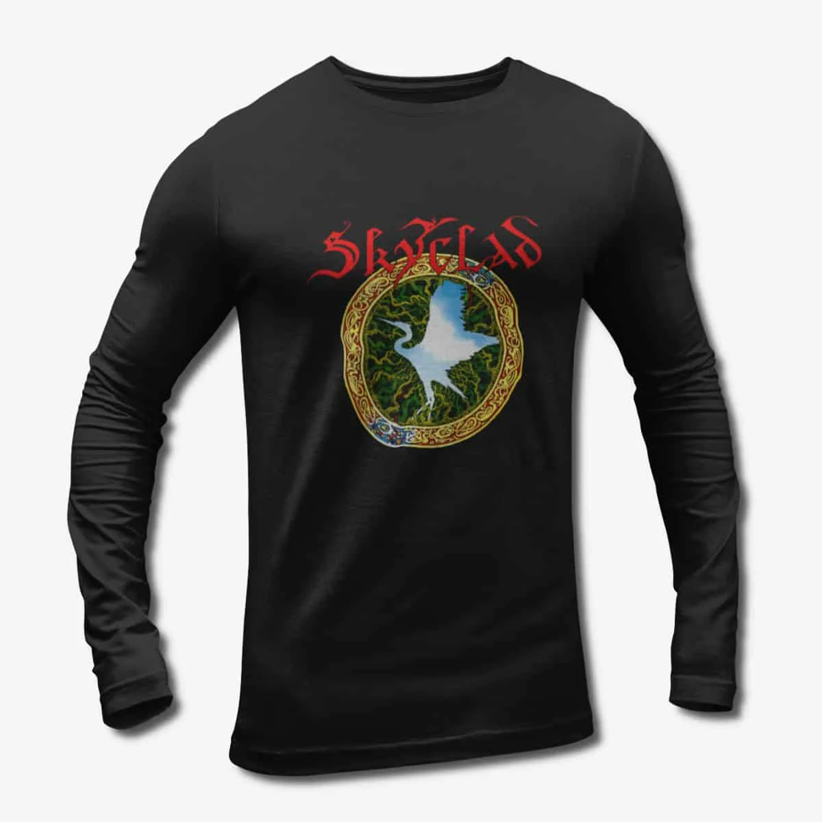 Skyclad LongSleeve T-Shirt, Skyclad Thinking Allowed Black Long Sleeve T-Shirt, Folk Metal Merchandise