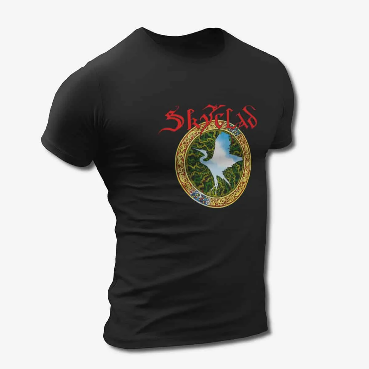 Skyclad T-Shirt, Skyclad Greek Tour 2019 Black T-Shirt, Folk Metal Merchandise