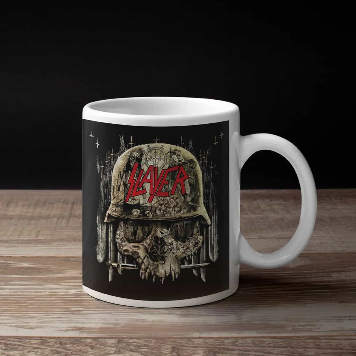 Slayer Coffee Mug, Slayer Skullhead Coffee Mug