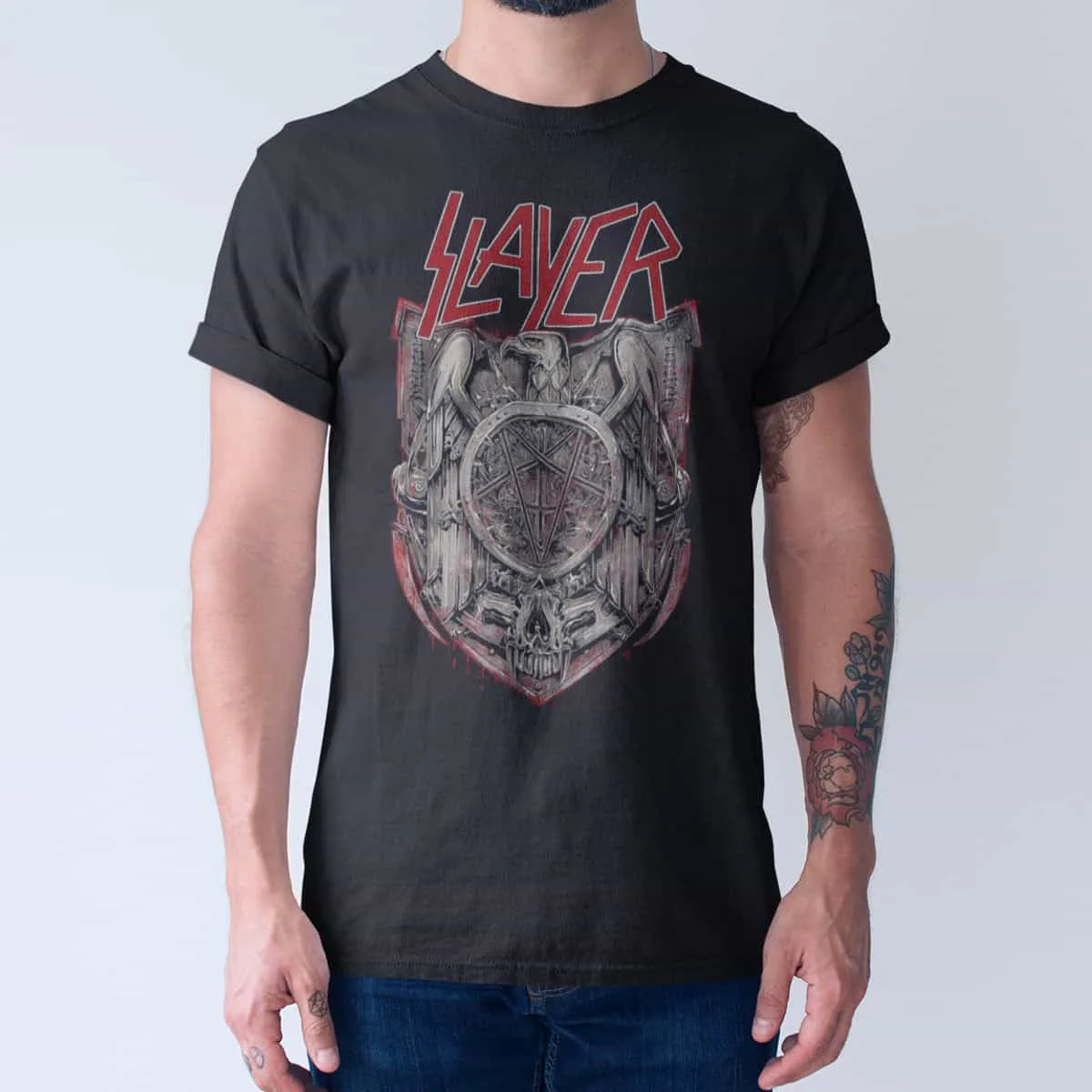 Slayer Eagle Logo T-Shirt, Thrash Metal Merch