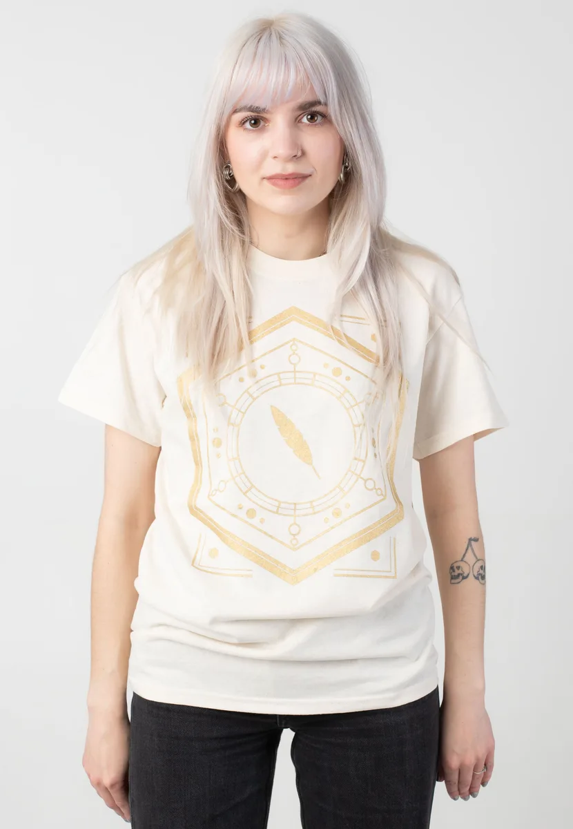 Sleep Token Feathered Host Natural T-Shirt