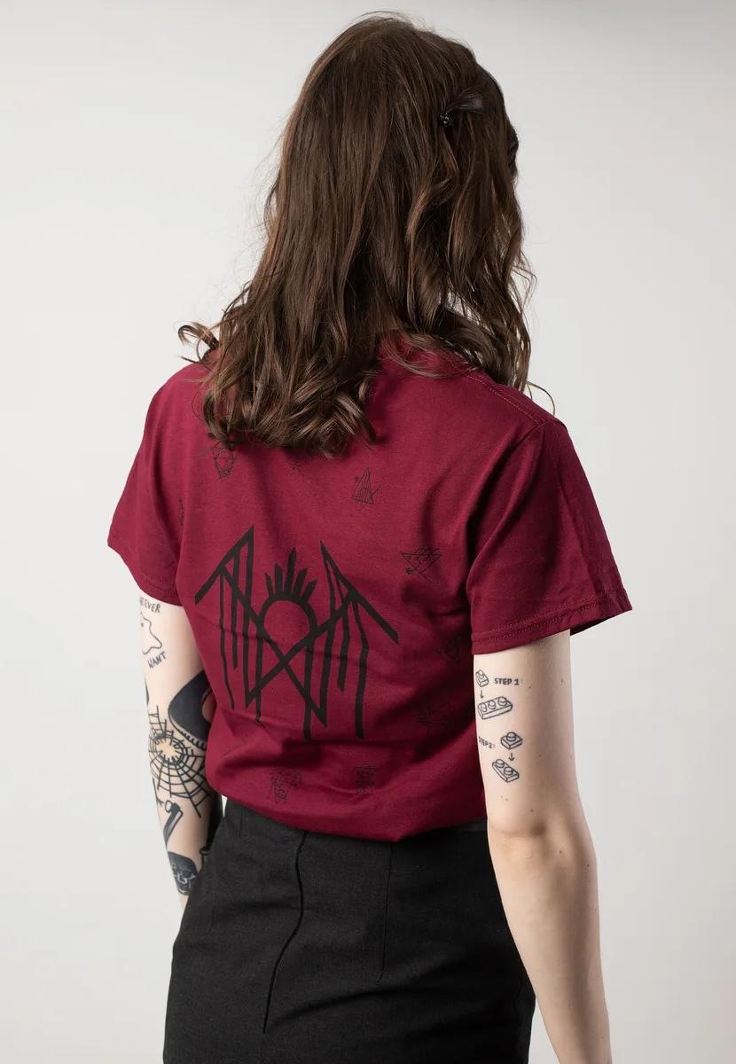 Sleep Token Runes Maroon T-Shirt