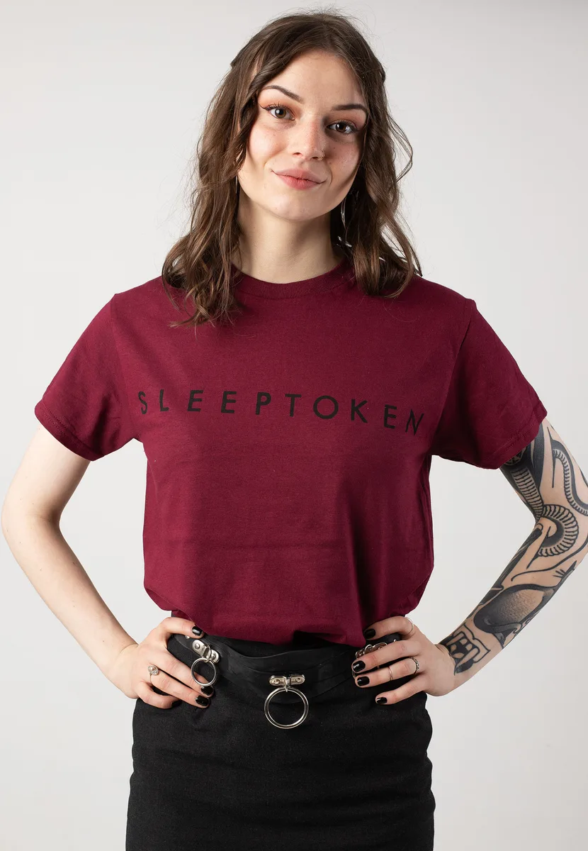 Sleep Token Runes Maroon T-Shirt