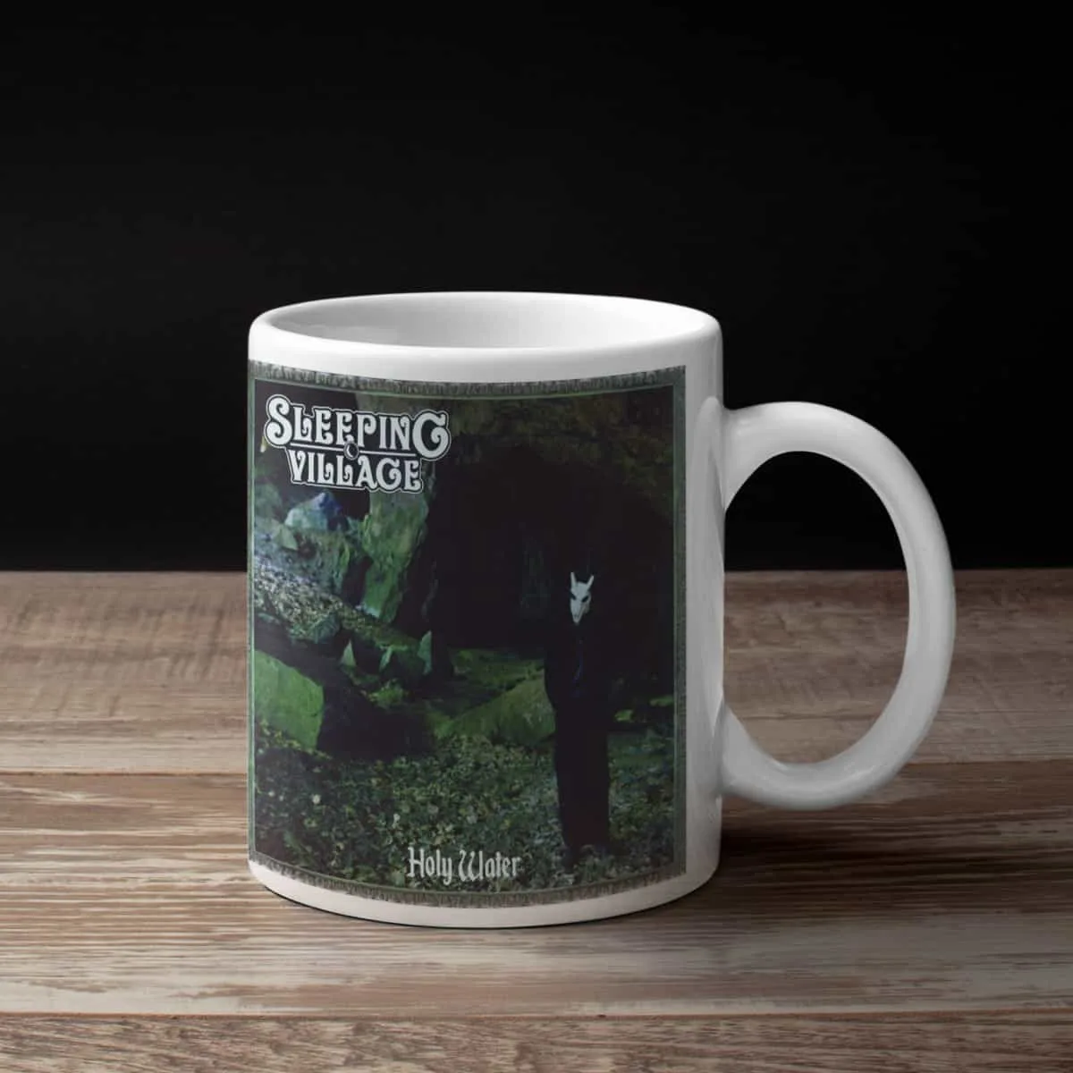 Sleeping Village Coffee Mug, Sleeping Village Holy Water Coffee Mug