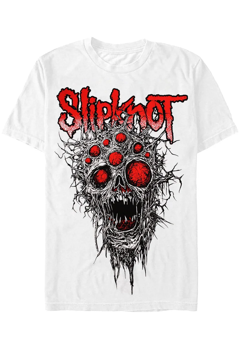 Slipknot 9 Eye Monster White T-Shirt
