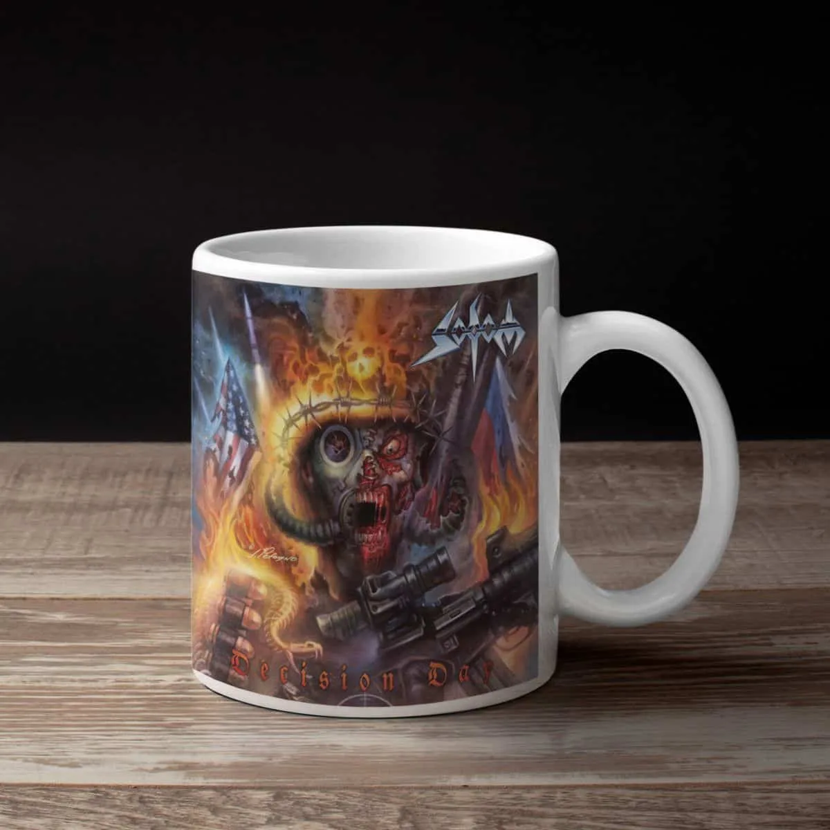Sodom Band Coffee Mug, Sodom Decision Day Mug