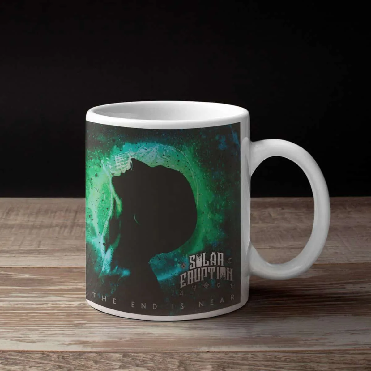 Solar Eruption Band Coffee Mug, Solar Eruption The End is Near Mug