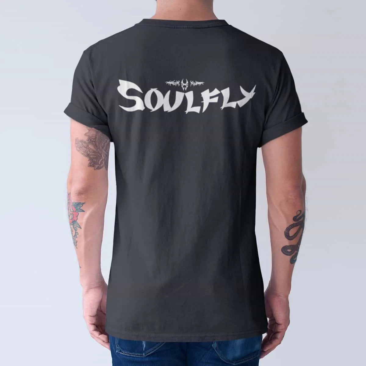 Soulfly Band T-Shirt, Soulfly Logo T-Shirt, Thrash Metal Merchandise