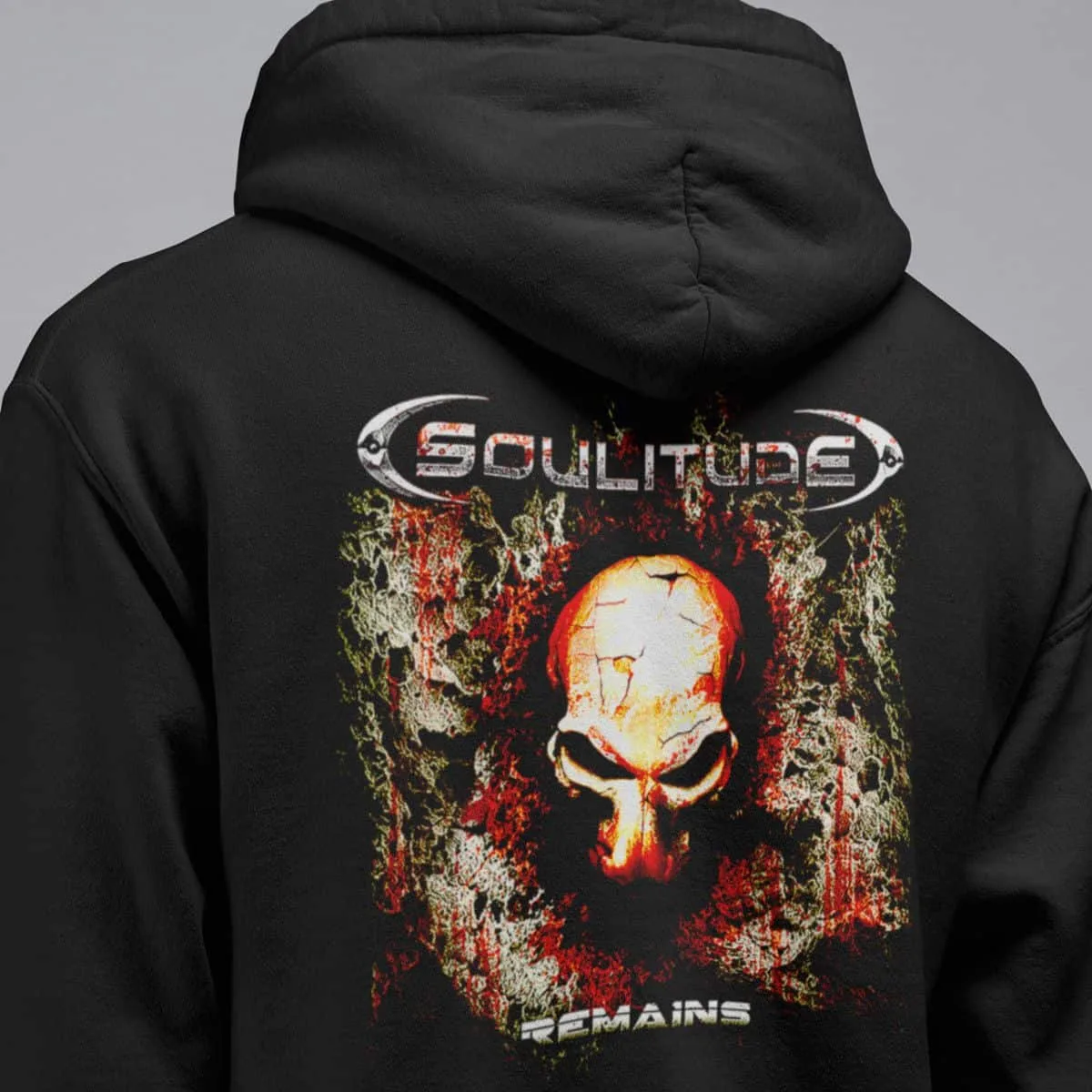 Soulitude Band Hoodie, Soulitude Remains Hooded Sweatshirt, Death Metal Merch