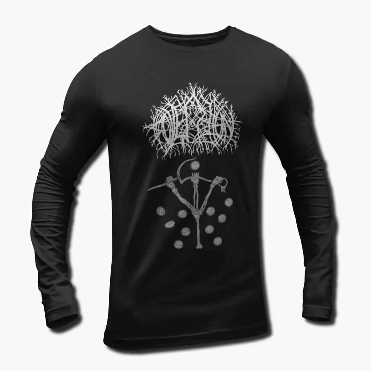Sovereign Band Long Sleeve T-Shirt, Sovereign Nailing Shut the Sacrosanct Orifice Artwork Longsleeve T-Shirt, Black Metal Merch