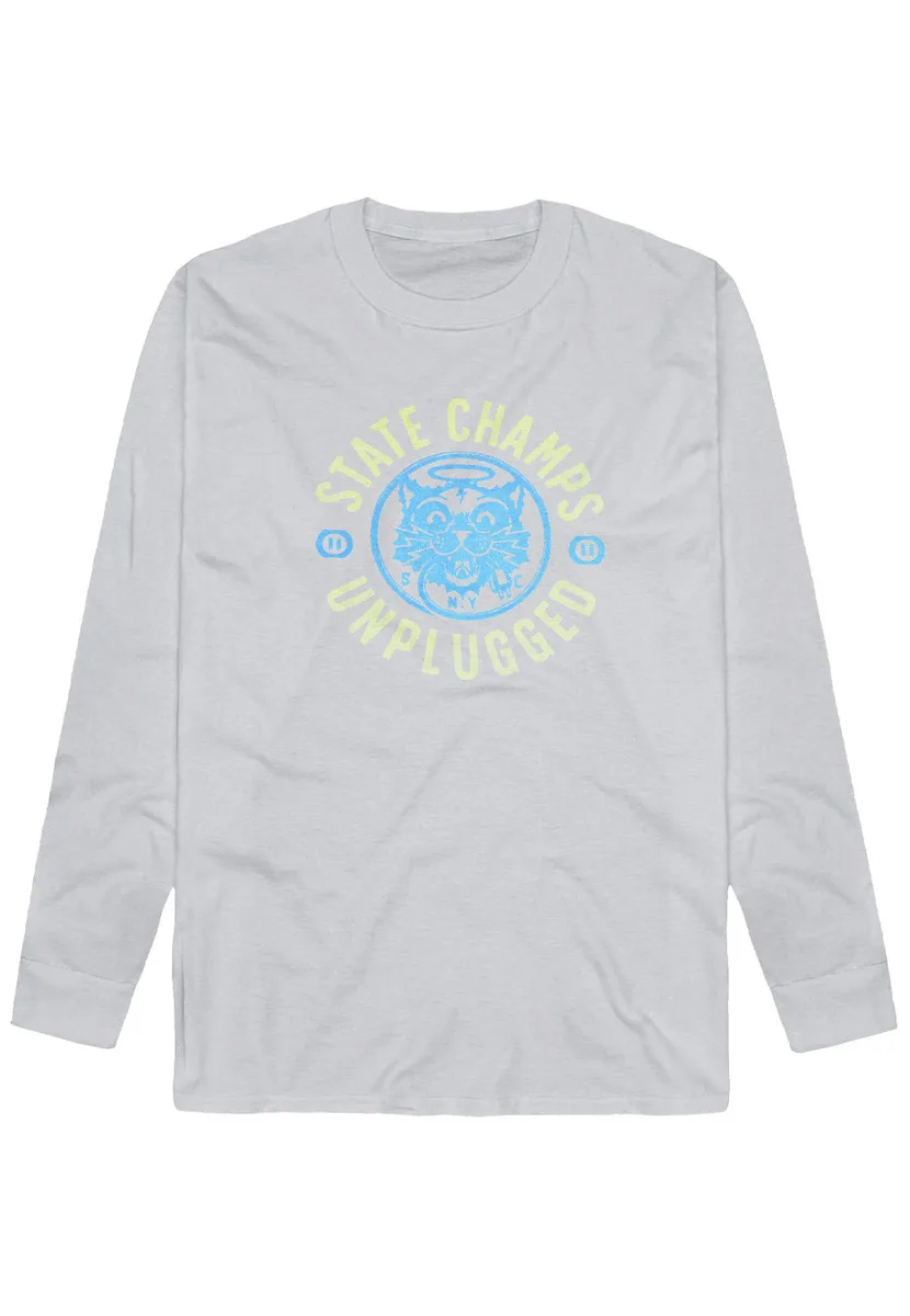 State Champs Cat Unplugged Sportsgrey Long Sleeve