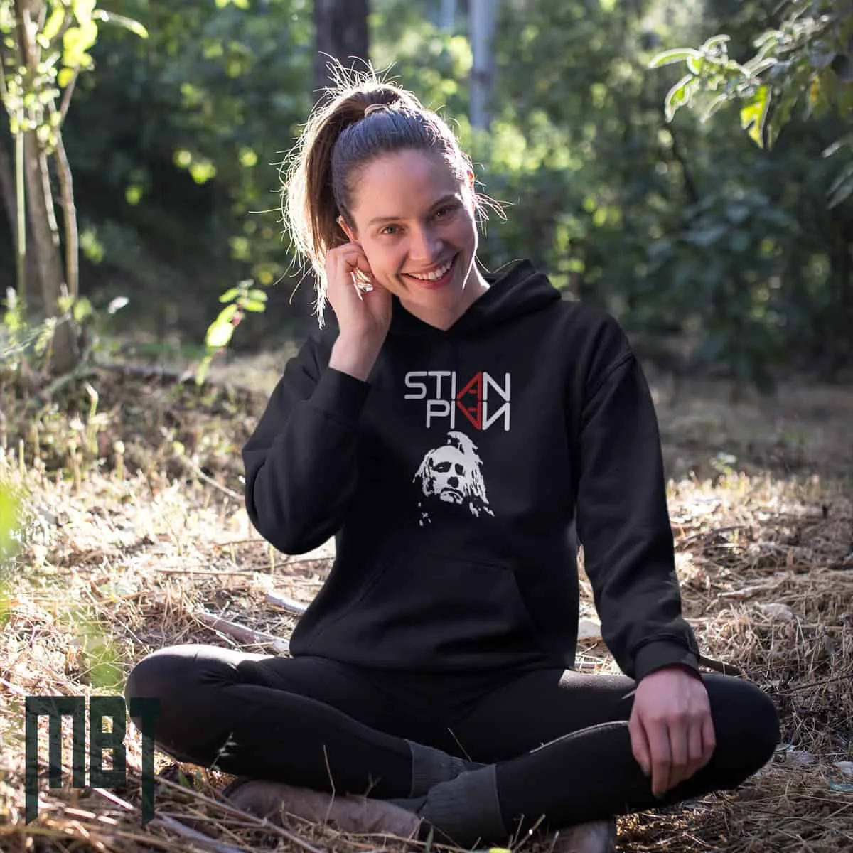 Stian Pian Hoodie, Stian Pian Artwork Black Hooded Sweatshirt, Melodic Rock, Hard Rock Merchandise