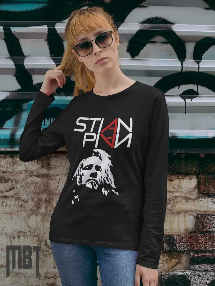 Stian Pian Long Sleeve T-Shirt, Stian Pian Artwork Black Longsleeve T-Shirt, Melodic Rock, Hard Rock Merchandise