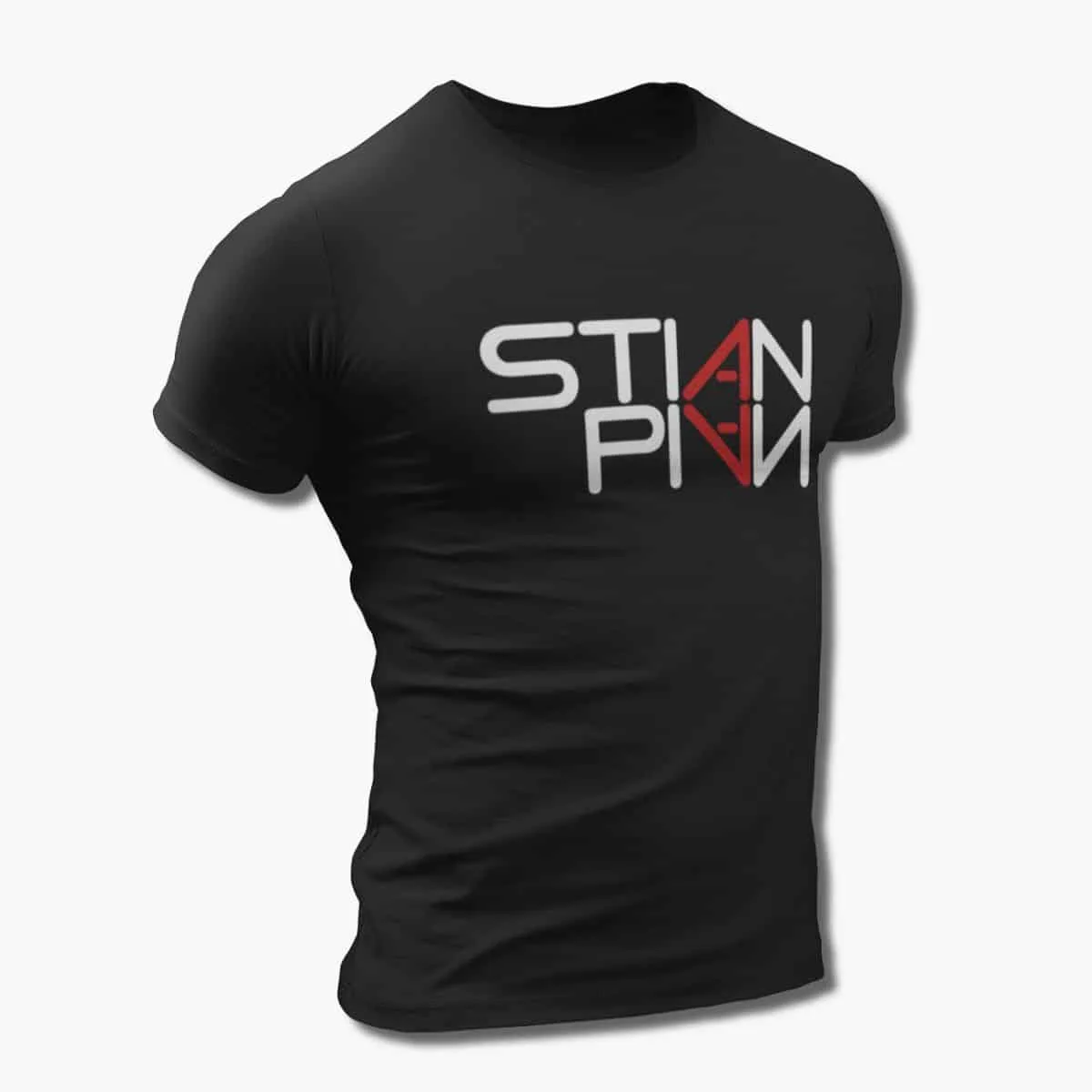 Stian Pian T-Shirt, Stian Pian Logo Black T-Shirt, Melodic Rock, Hard Rock Merchandise