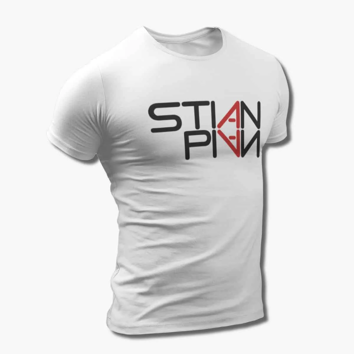 Stian Pian T-Shirt, Stian Pian Logo White T-Shirt, Melodic Rock, Hard Rock Merchandise