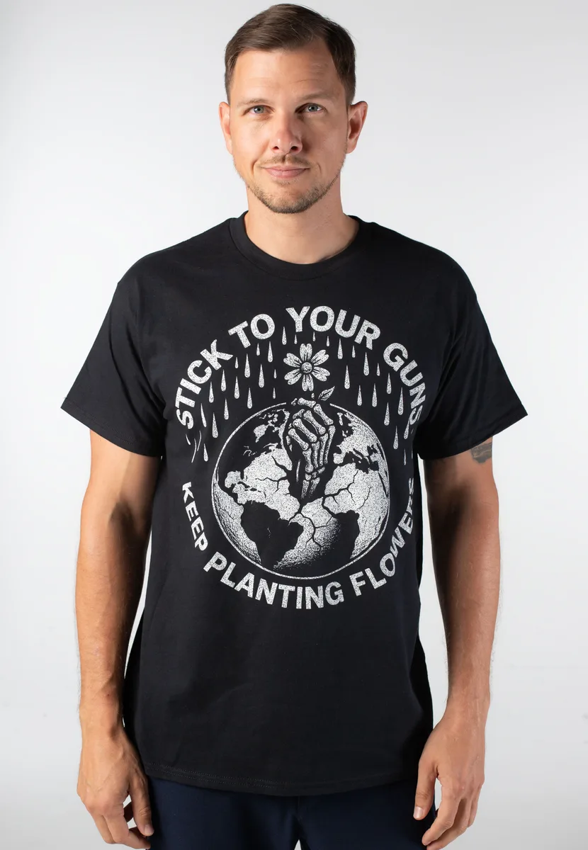 Stick To Your Guns Raining Flower T-Shirt