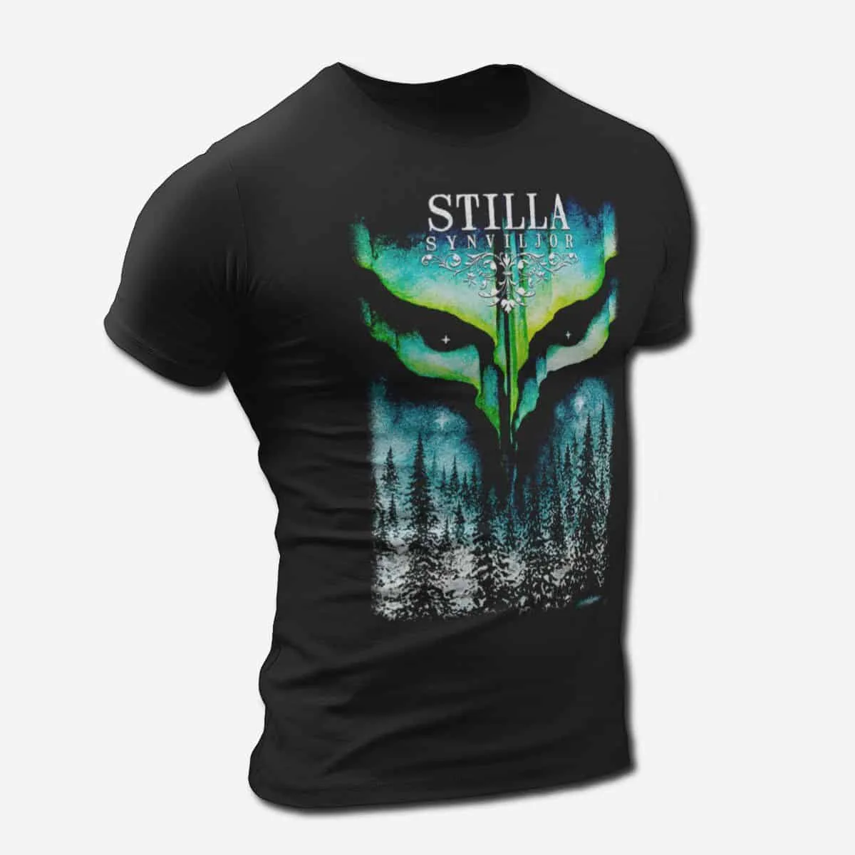 Stilla T-Shirt, Stilla Synviljor Tee, Black Metal Merch