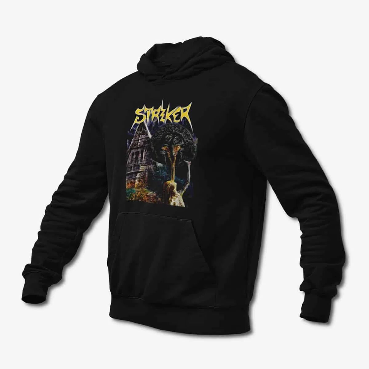 Striker Hoodie, Striker City of Gold Black Hoodie, Heavy Metal Merchandise