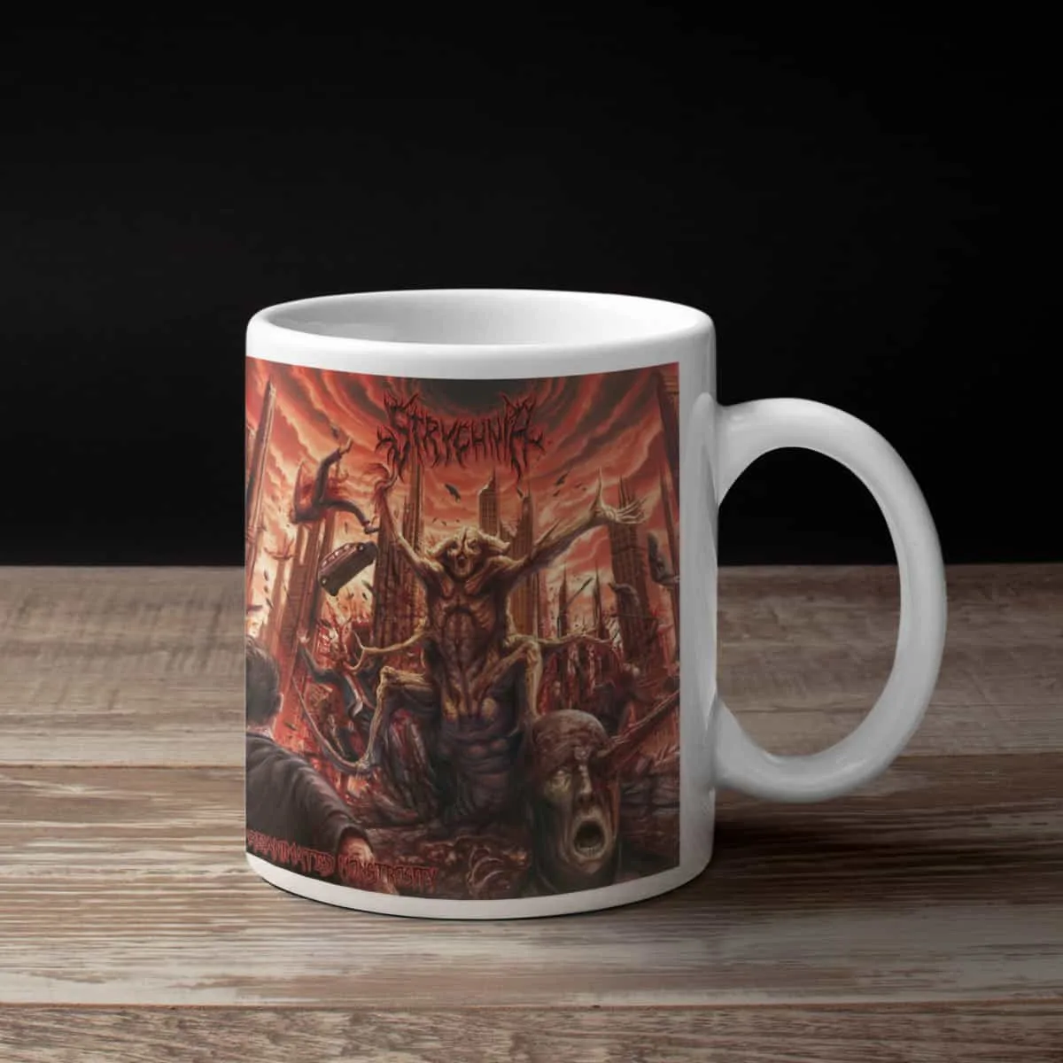 Strychnia Coffee Mug, Strychnia Reanimated Monstrosity Coffee Mug