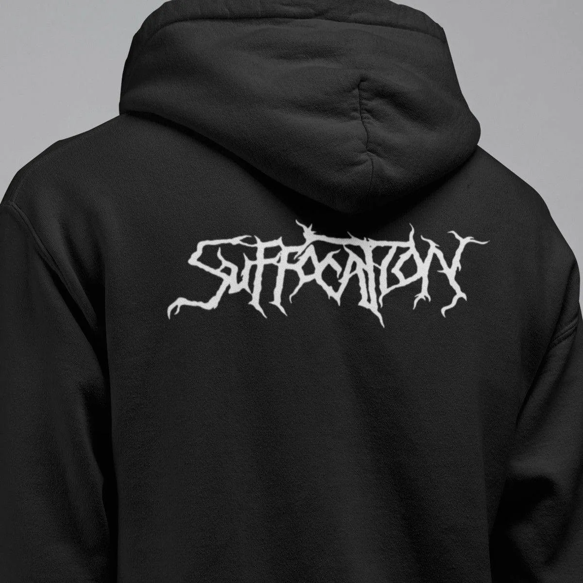 Suffocation Band Hoodie, Suffocation Logo Hooded Sweatshirt, Technical Death Metal Merch