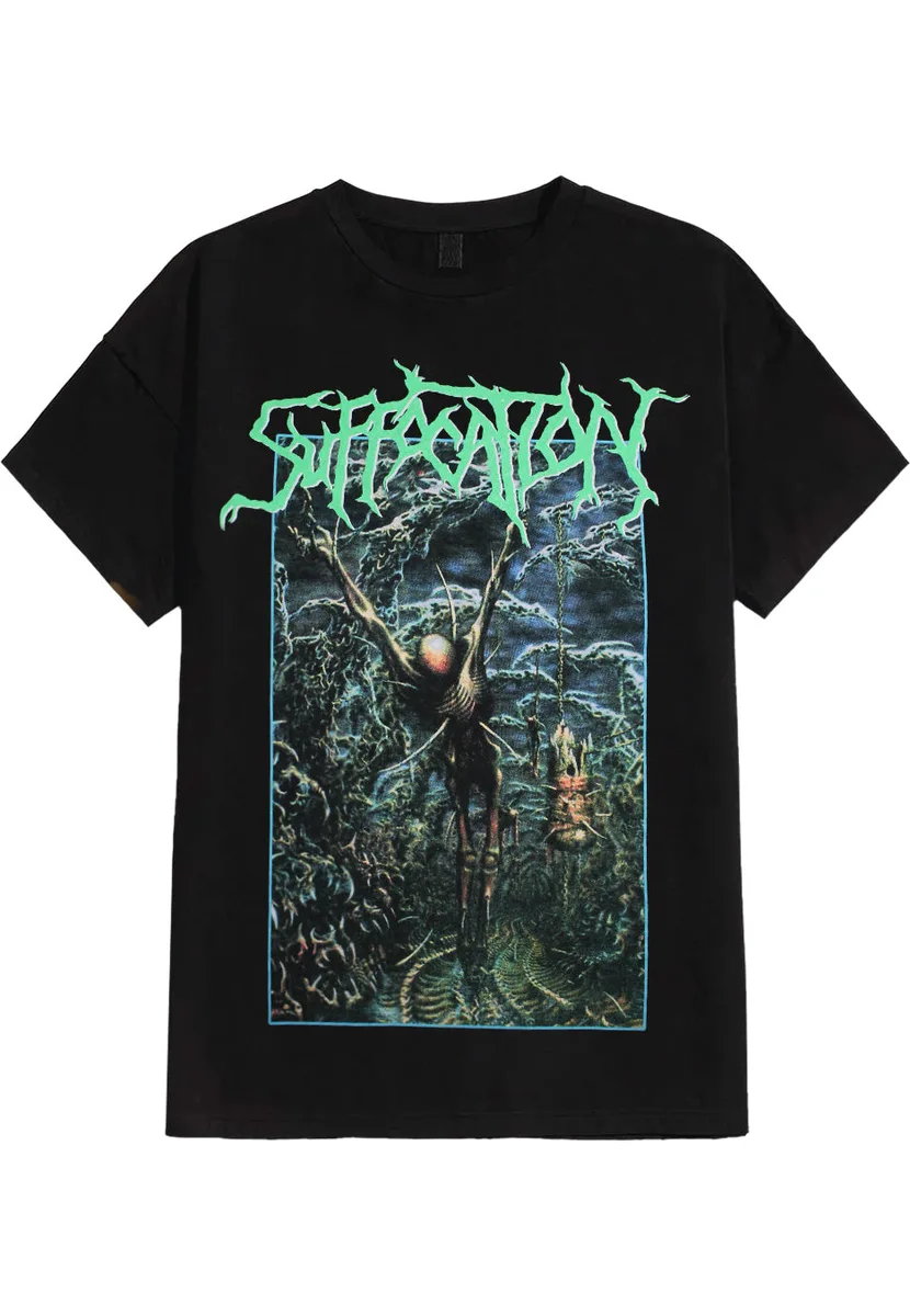 Suffocation Pierced Retro T-Shirt