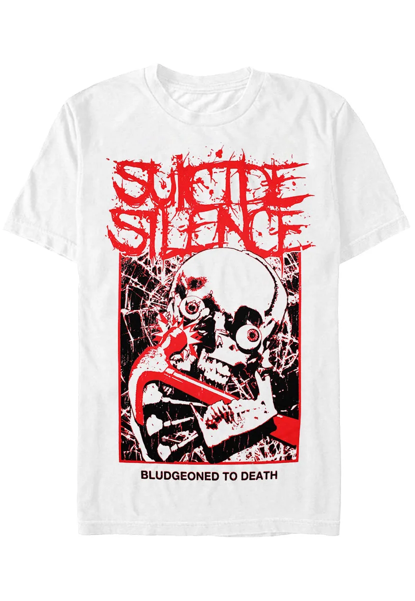 Suicide Silence Bludgeoned White T-Shirt