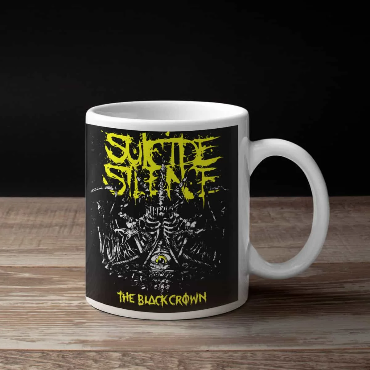 Suicide Silence Coffee Mug, Suicide Silence The Black Crown Cover Coffee Mug
