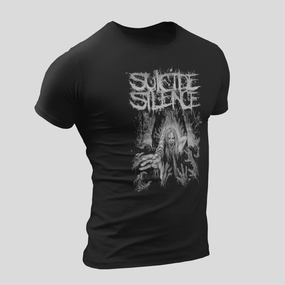 Suicide Silence T-Shirt, Suicide Silence Artwork Black T-Shirt