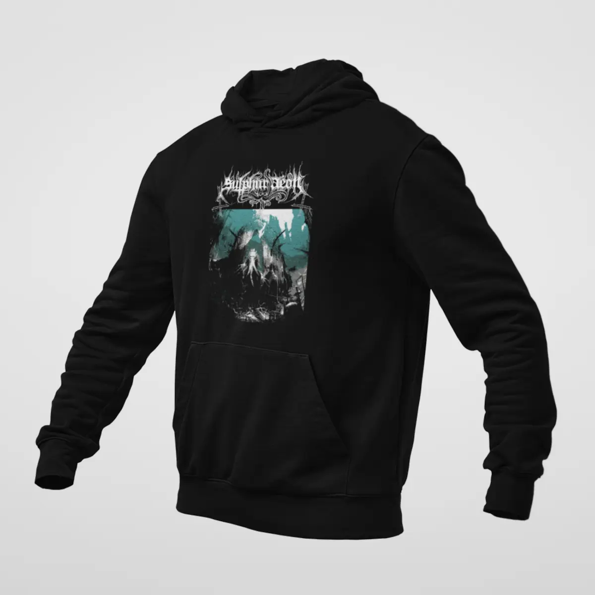 Sulphur Aeon Hoodie, Swallowed By The Ocean’s Tide Black Sweatshirt