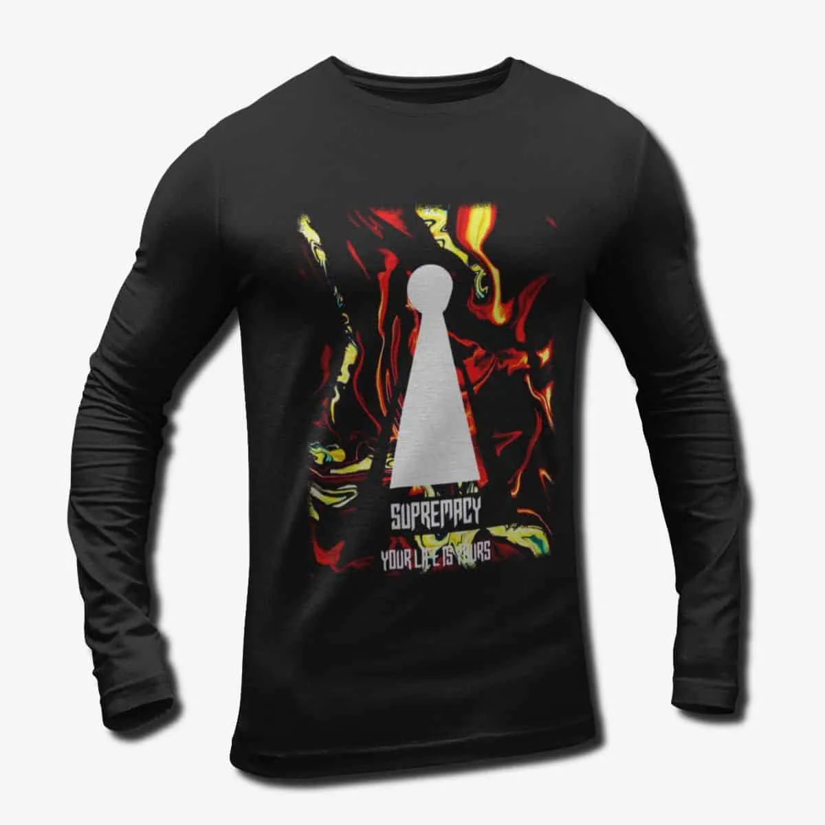 Supremacy Band Long Sleeve T-shirt, Supremacy Your Life Is Yours Longsleeve Tee