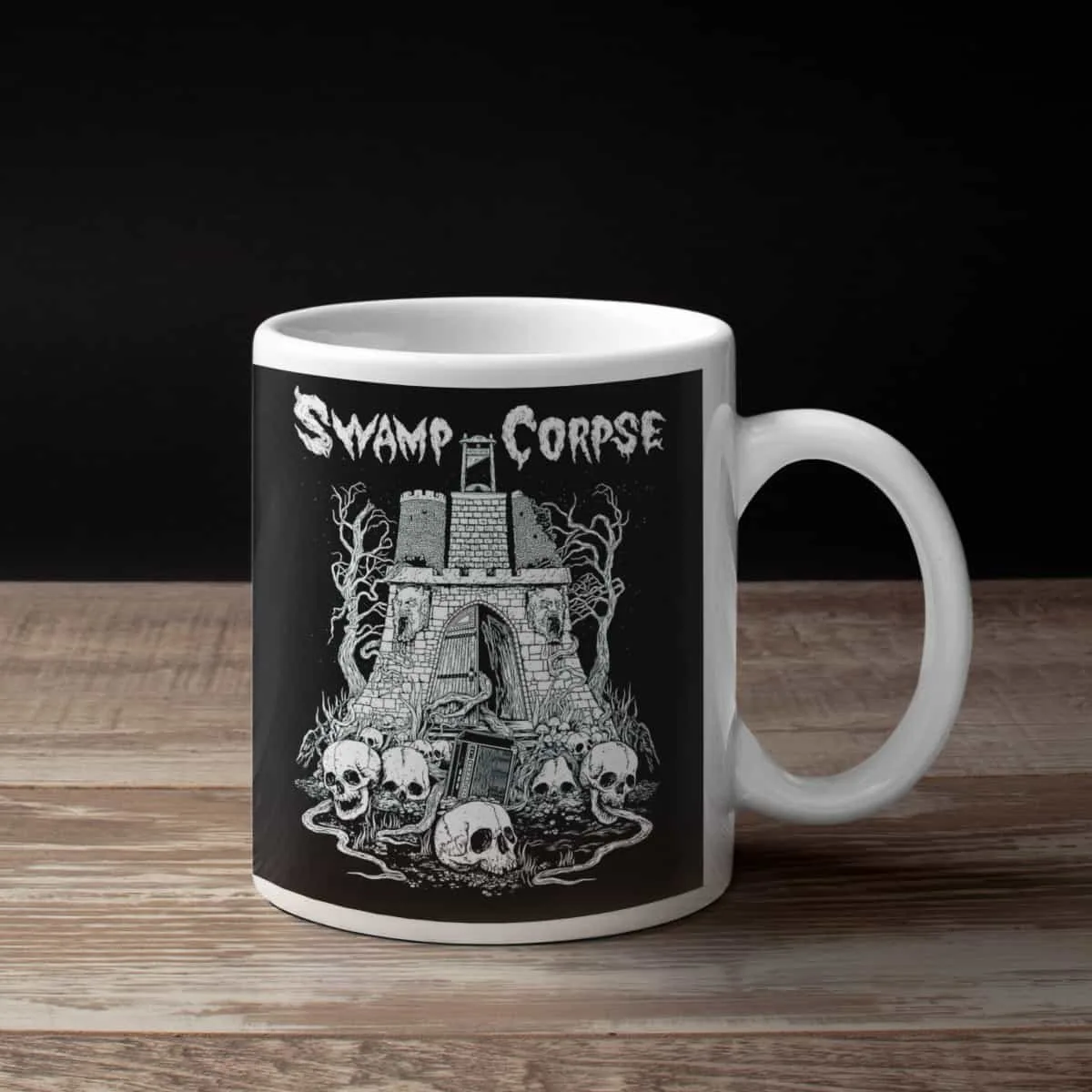 Swamp Corpse Coffee Mug, Swamp Corpse Bone Mill Coffee Mug