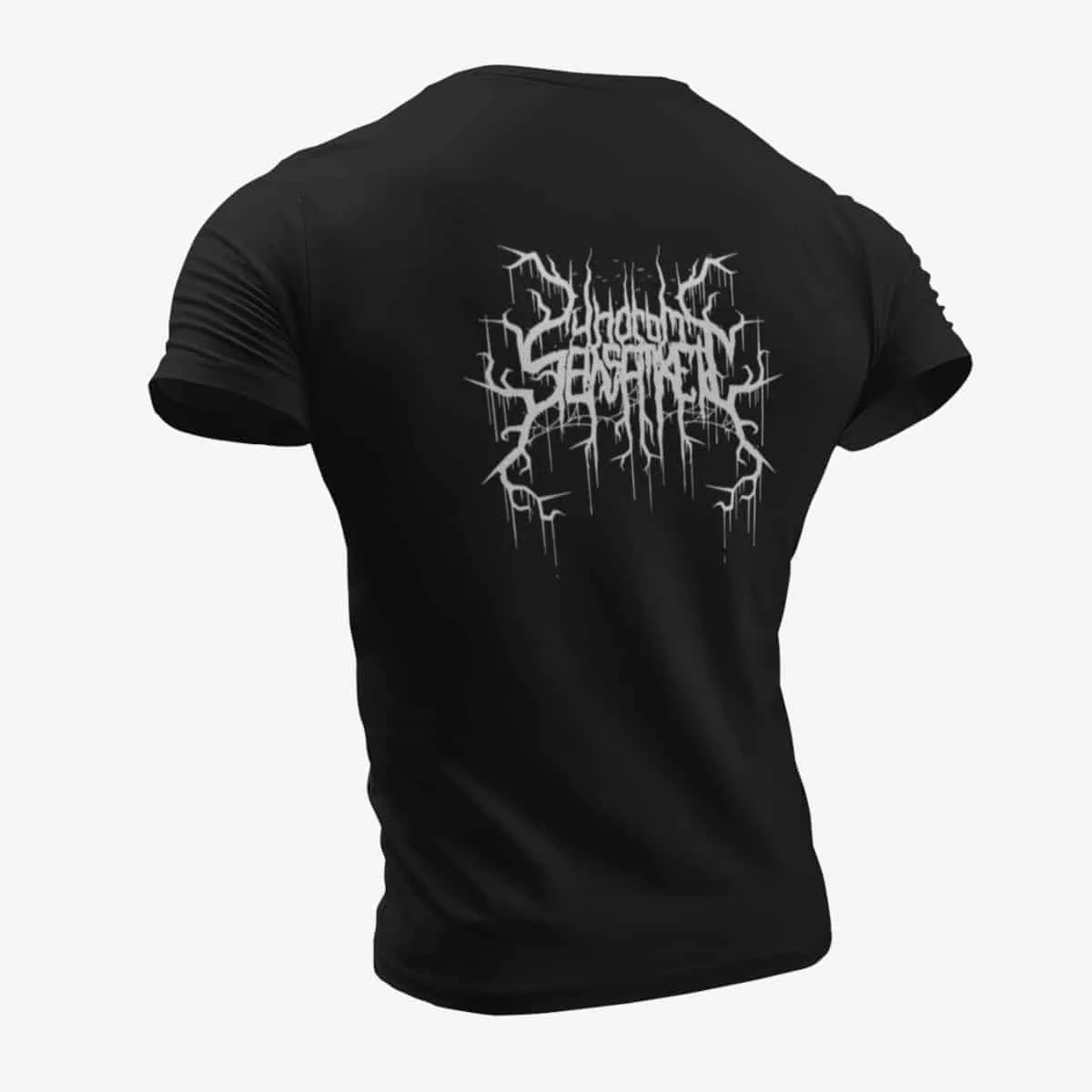 Syndrom Einsamkeit T-Shirt, Syndrom Einsamkeit Logo Black T-Shirt, Depressive Black Metal Merchandise