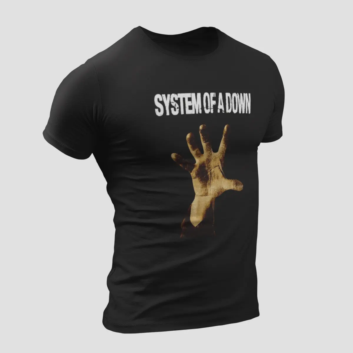 System of A Down T-Shirt, System of A Down Hand Black T-Shirt