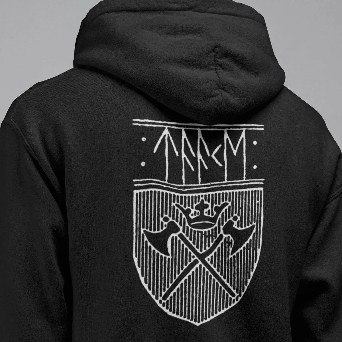 Taake Band Hoodie, Taake Logo Hooded Sweatshirt, Black Metal Merch