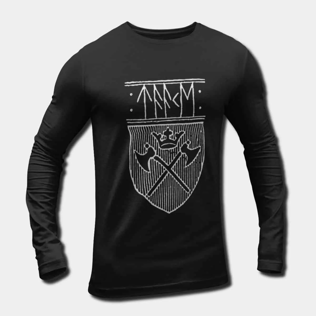 Taake Band Long Sleeve T-Shirt, Taake Logo Longsleeve Tee, Black Metal Merch