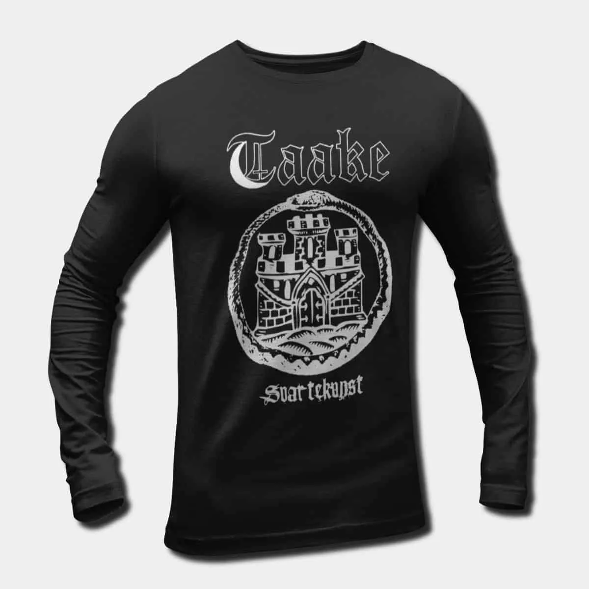 Taake Band Long Sleeve T-Shirt, Taake Svartekunst Longsleeve Tee, Black Metal Merch