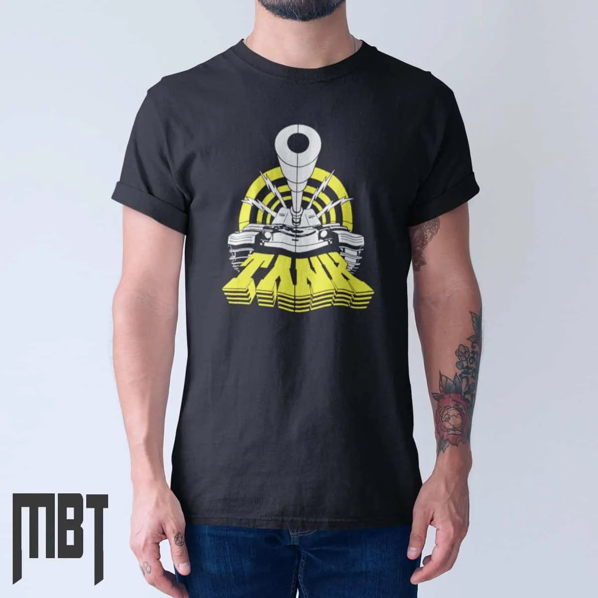 Tank T-Shirt, Tank Band Logo T-Shirt, NWOBHM