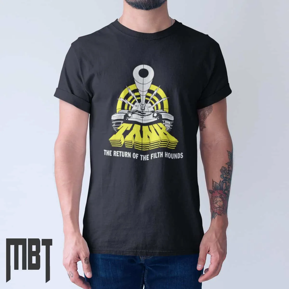 Tank T-Shirt, Tank The Return of the Filth Hounds T-Shirt, NWOBHM
