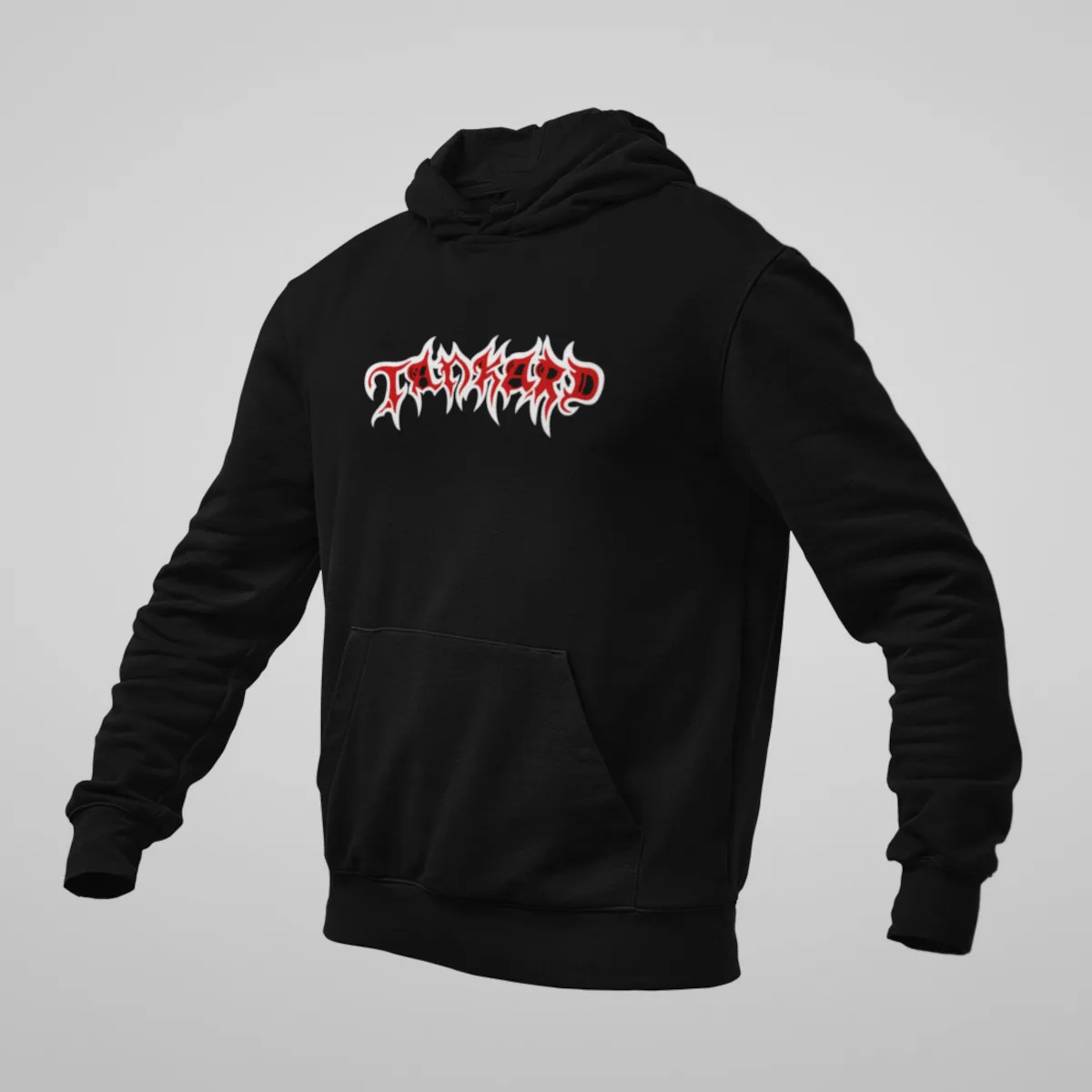 Tankard Hoodie, Tankard Logo Black Hoodie