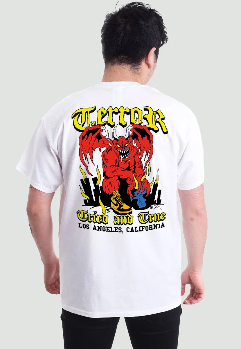 Terror Devil White T-Shirt