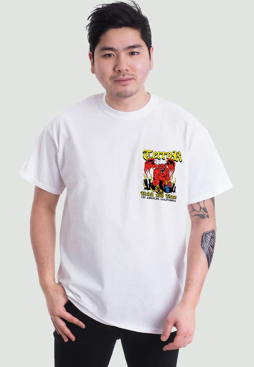 Terror Devil White T-Shirt