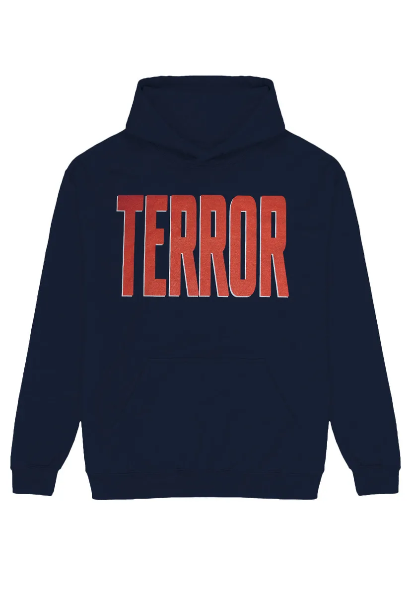 Terror Scratch And Fight Navy Hoodie