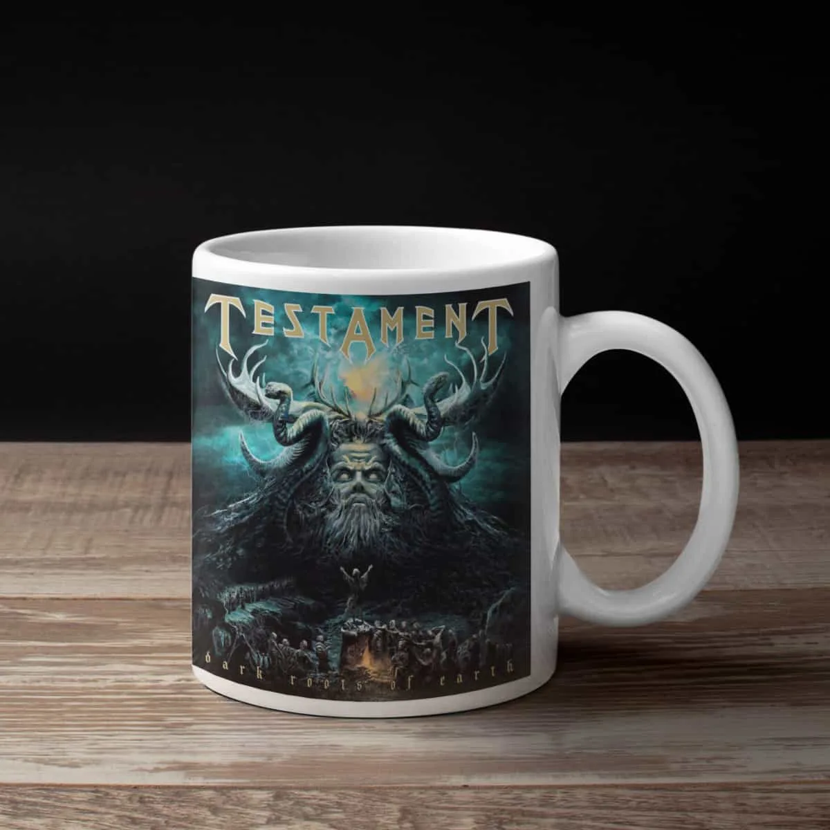 Testament Coffee Mug, Testament Dark Roots Of Earth Coffee Mug