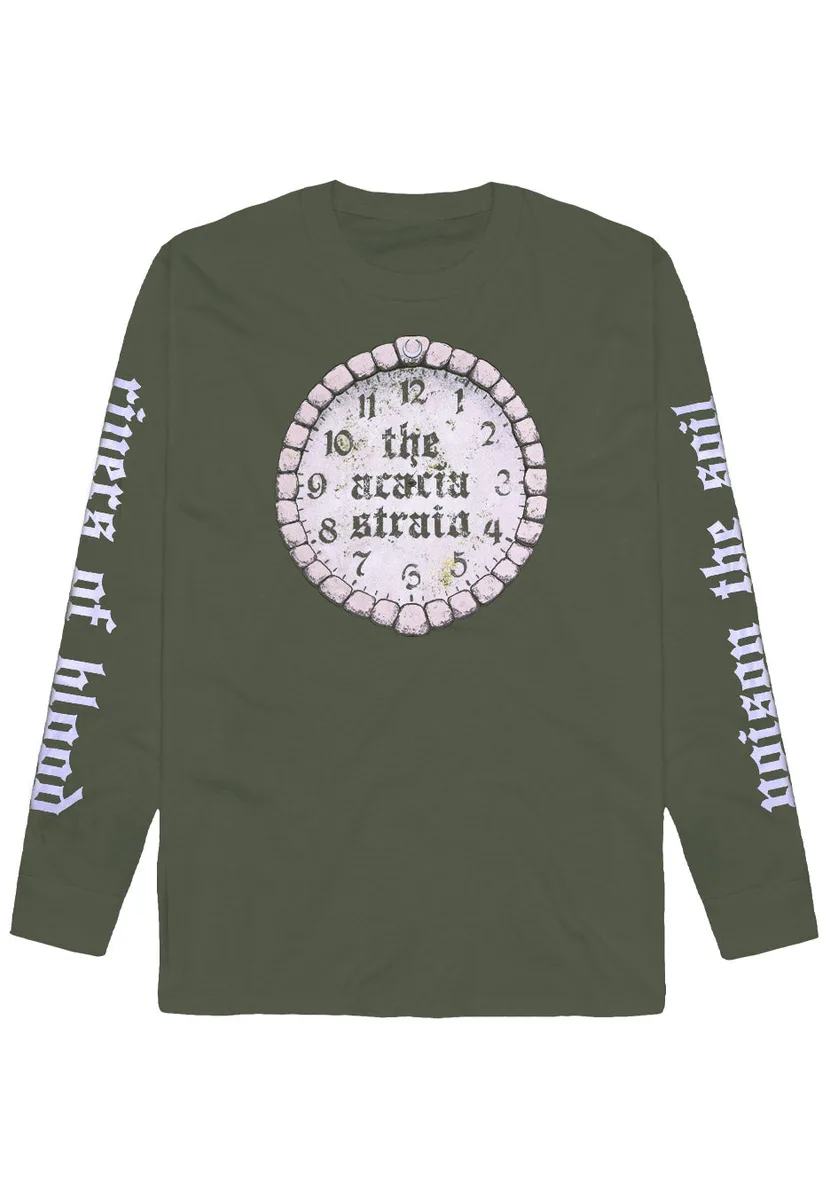 The Acacia Strain Untended Grave Military Green Long Sleeve