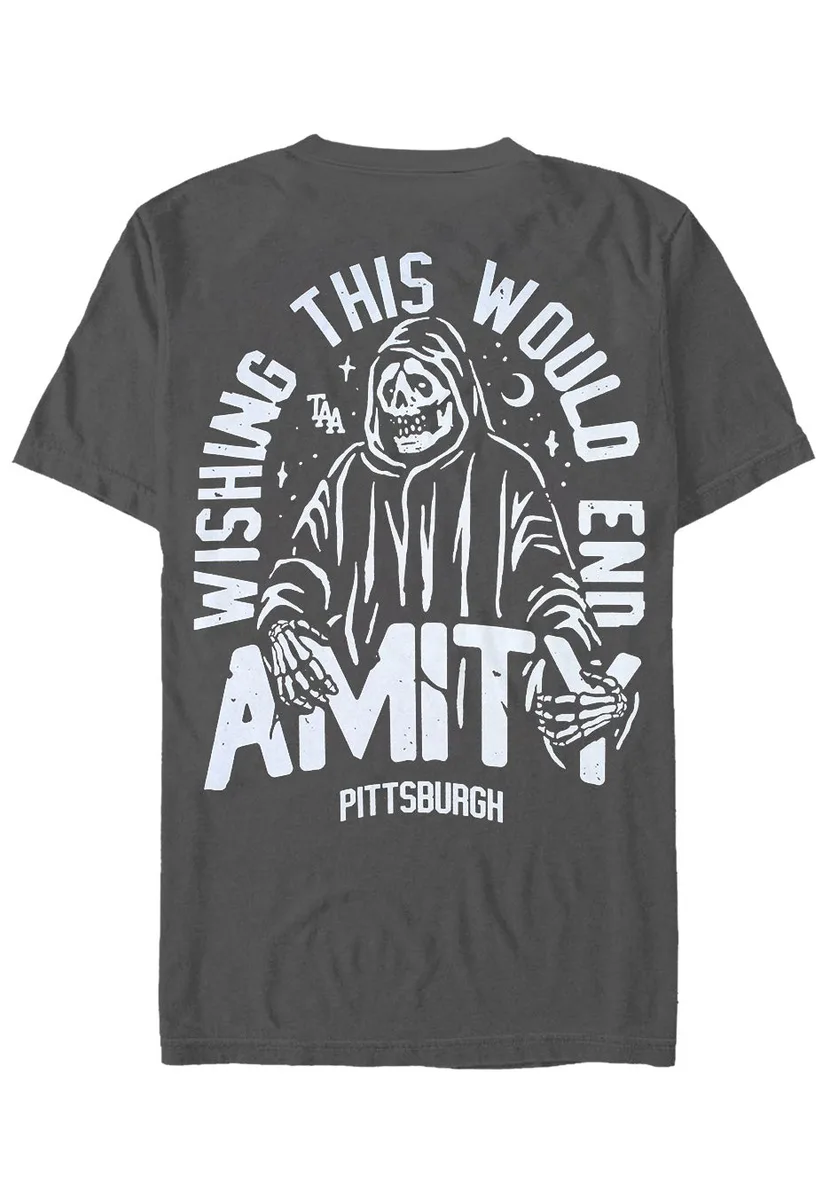 The Amity Affliction Pittsburgh Charcoal T-Shirt