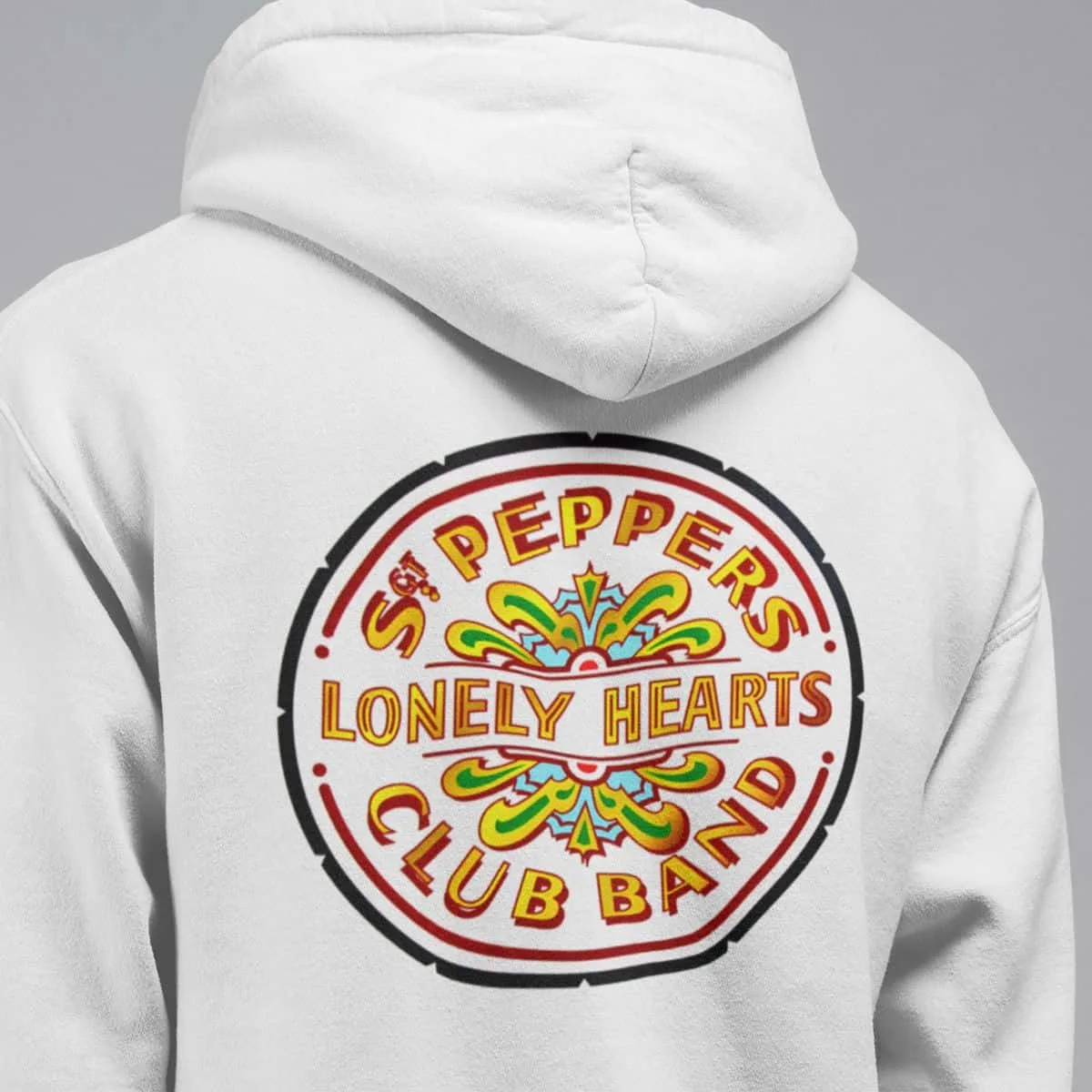 The Beatles Hoodie, The Beatles Lonely Hearts Hooded Sweatshirt, Rock Merch