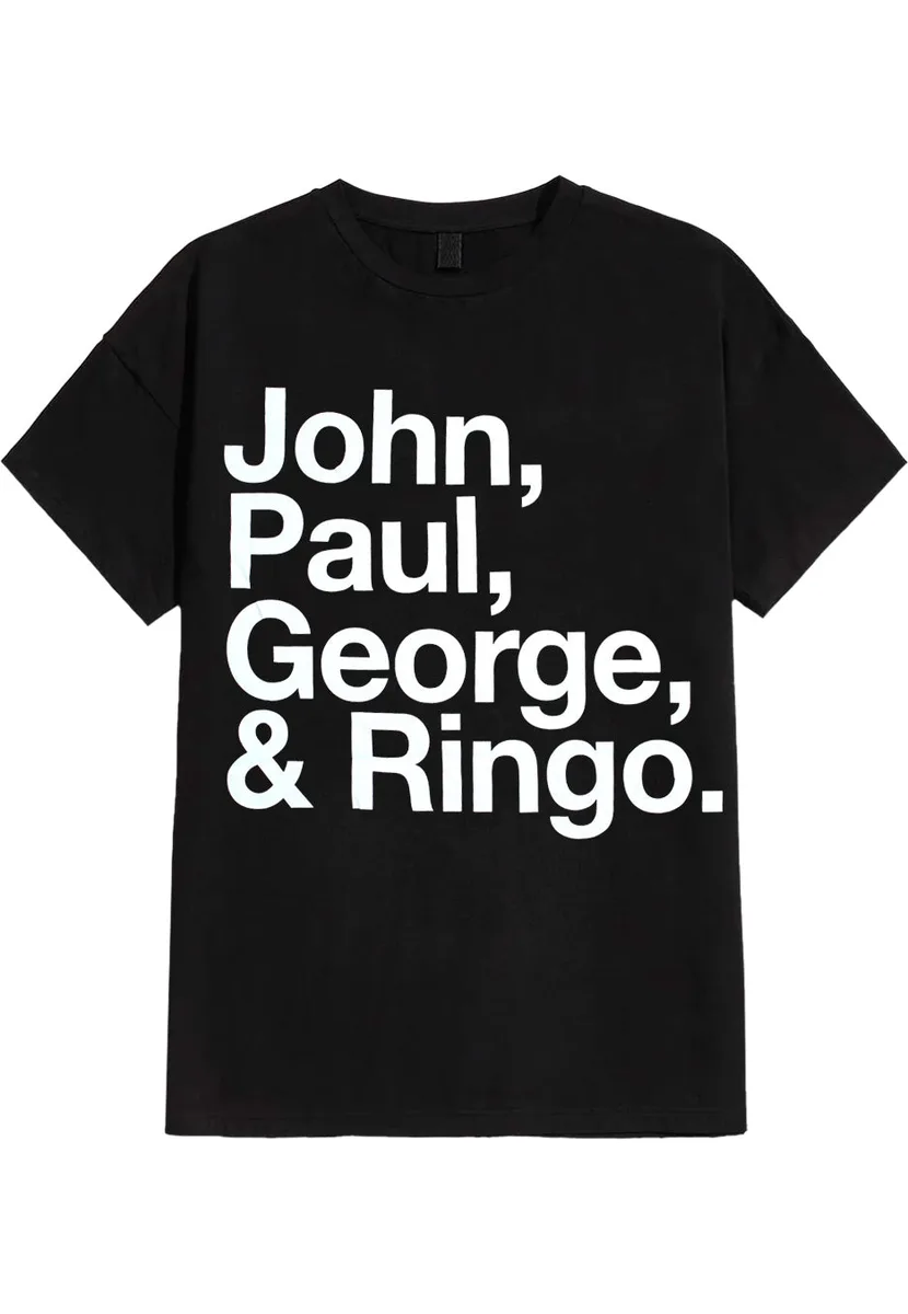 The Beatles John, Paul, George & Ringo T-Shirt